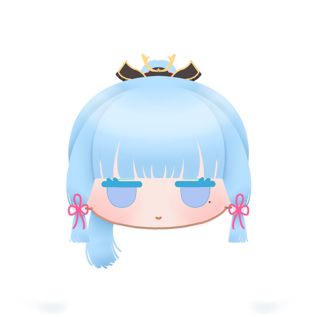 アクリル 原神 キャラクターフェイスピンバッジ 稲妻