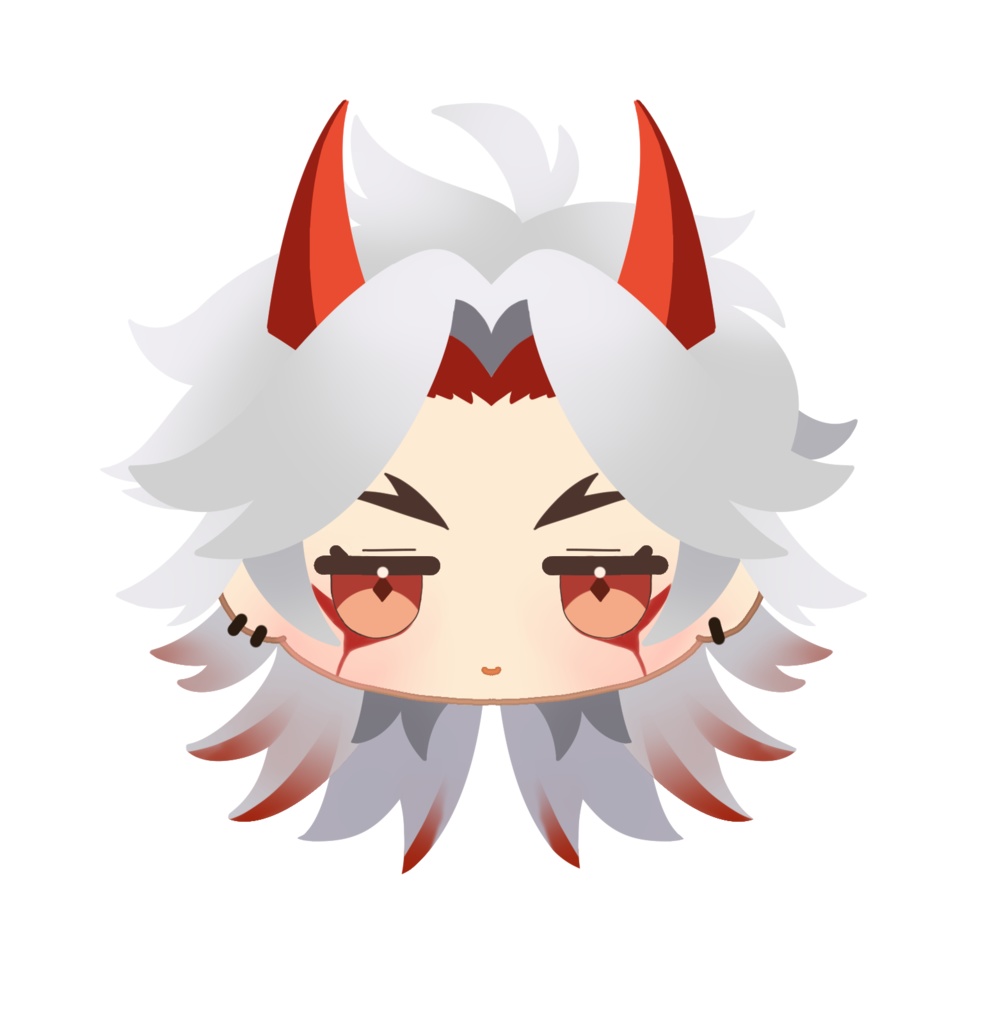 アクリル 原神 キャラクターフェイスピンバッジ 稲妻