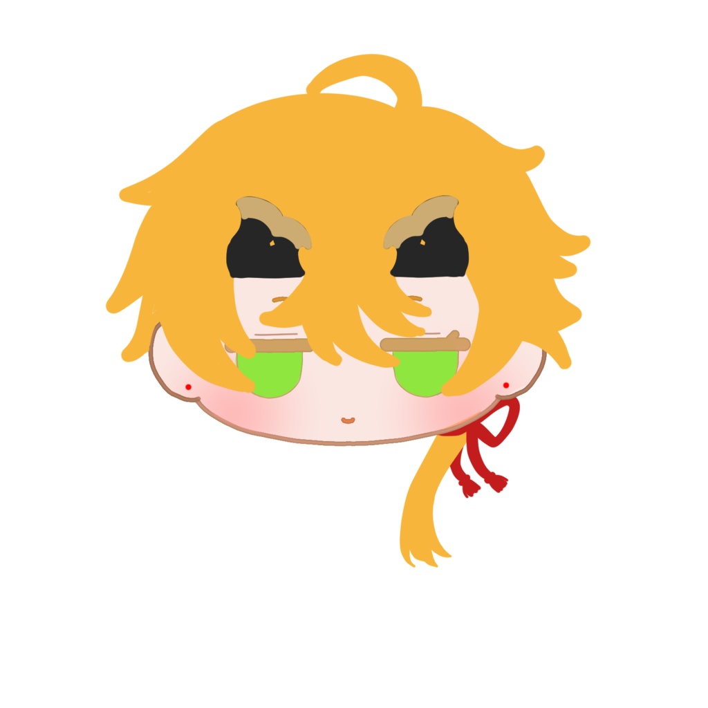 アクリル 原神 キャラクターフェイスピンバッジ 稲妻