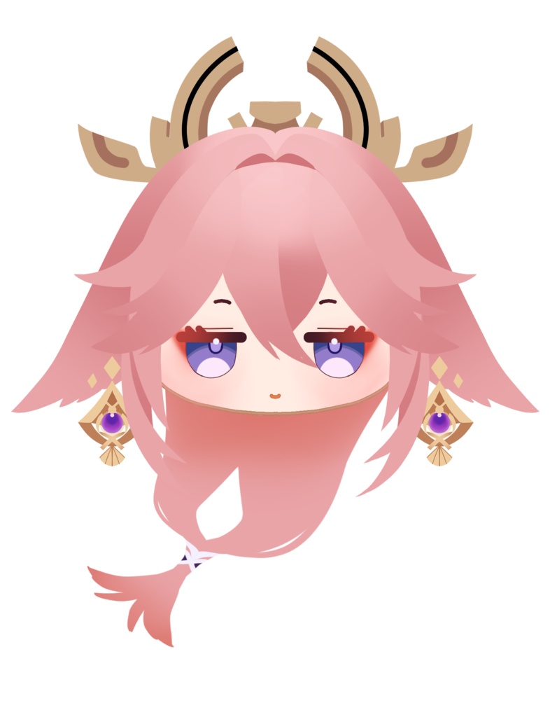 アクリル 原神 キャラクターフェイスピンバッジ 稲妻