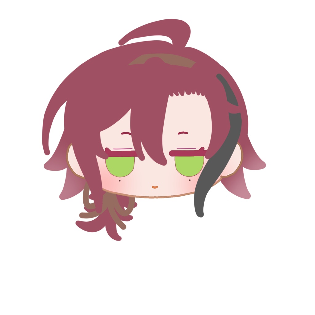 アクリル 原神 キャラクターフェイスピンバッジ 稲妻