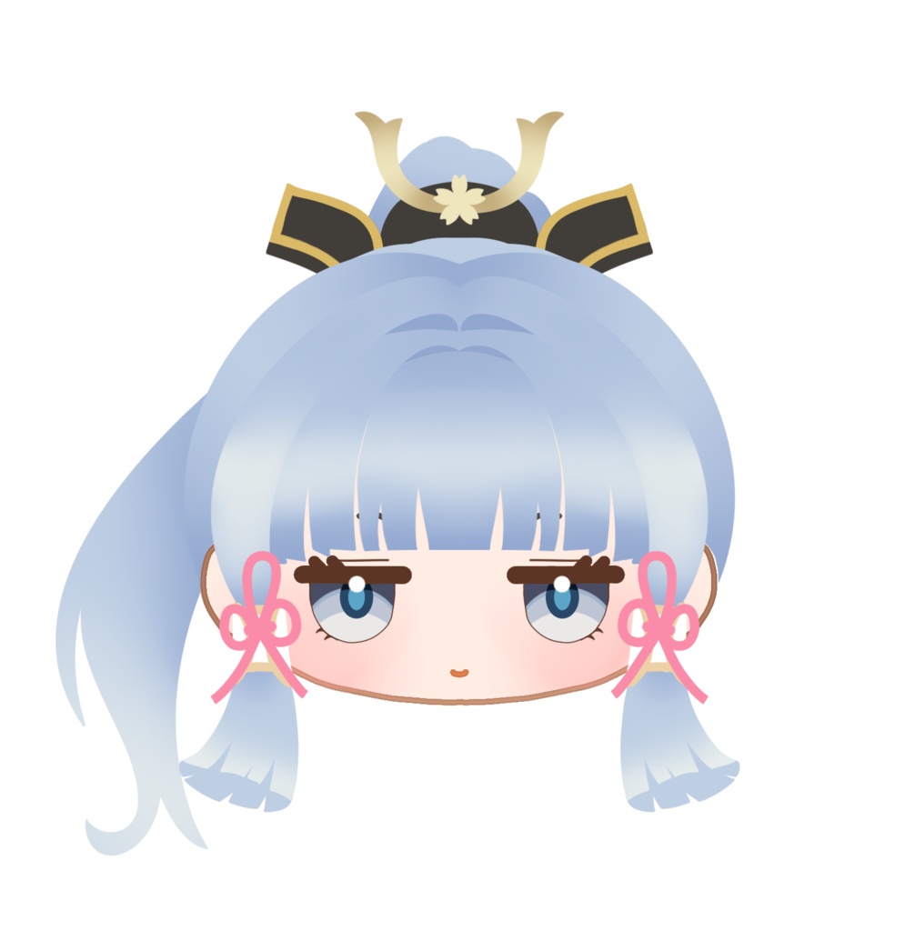 アクリル 原神 キャラクターフェイスピンバッジ 稲妻