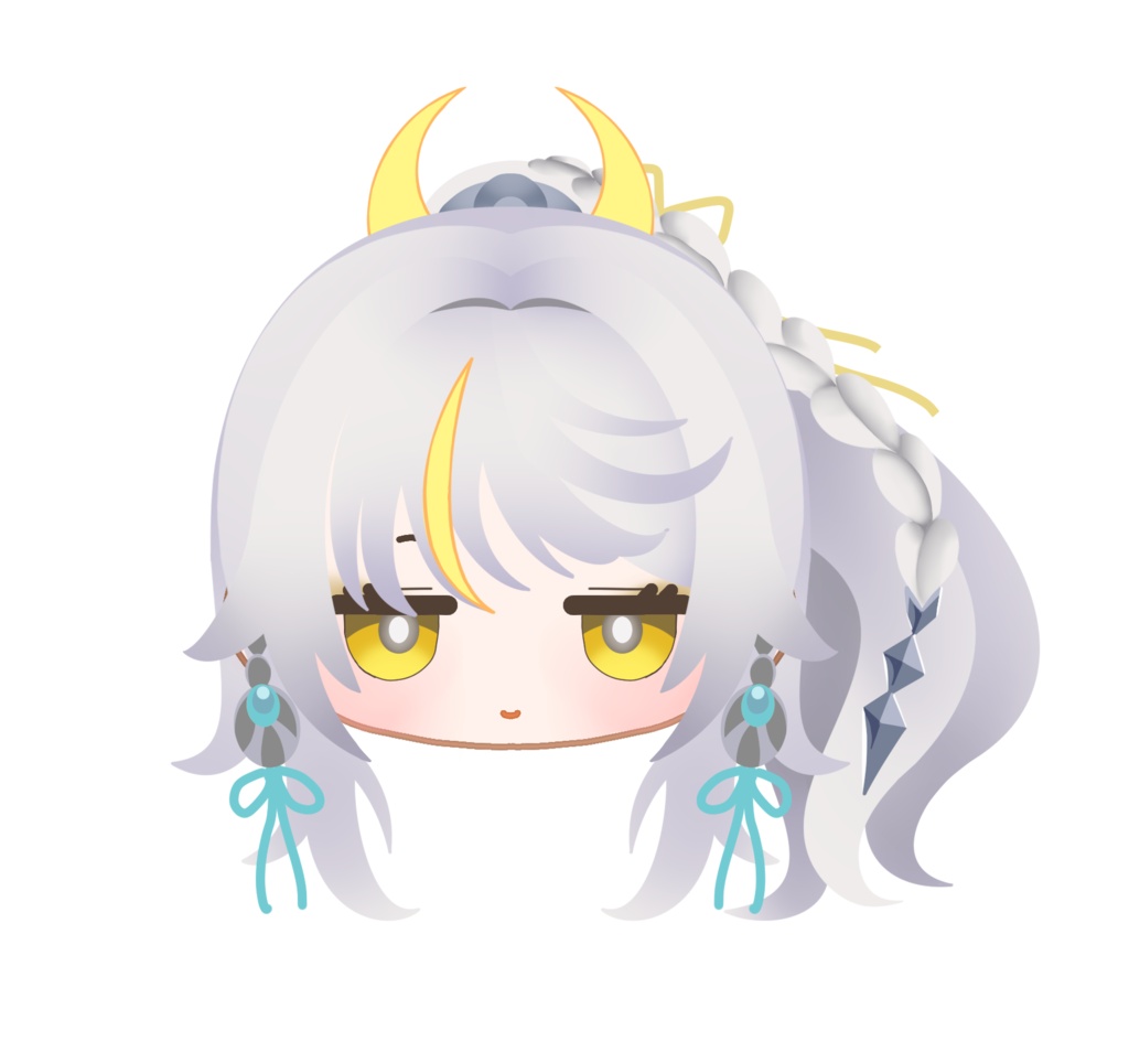 アクリル 原神 キャラクターフェイスピンバッジ 璃月