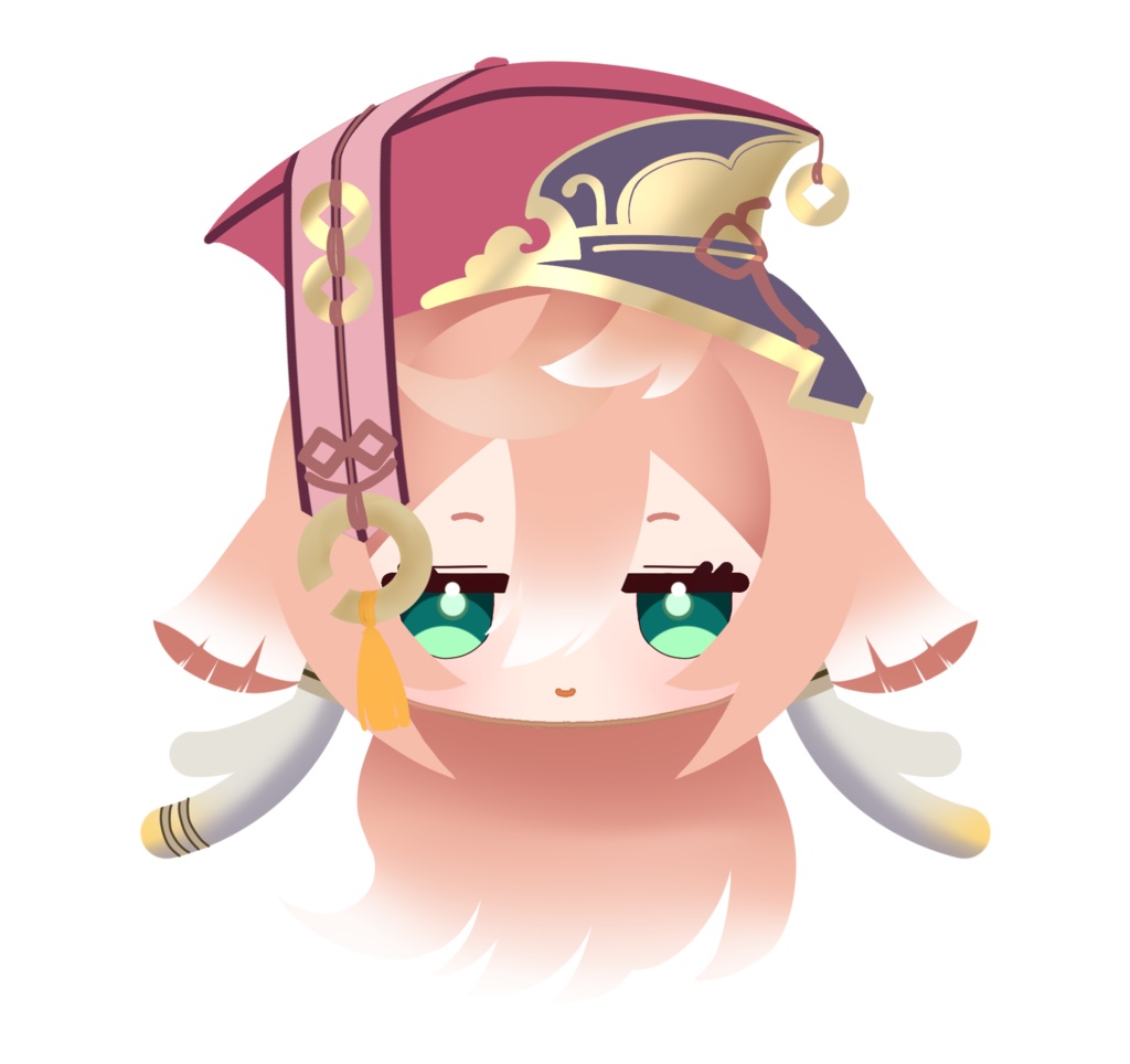 アクリル 原神 キャラクターフェイスピンバッジ 璃月