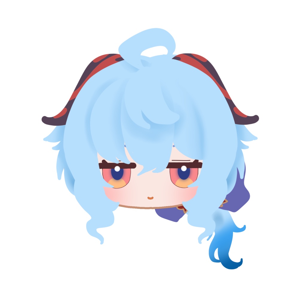 アクリル 原神 キャラクターフェイスピンバッジ 璃月