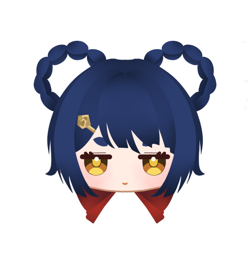アクリル 原神 キャラクターフェイスピンバッジ 璃月