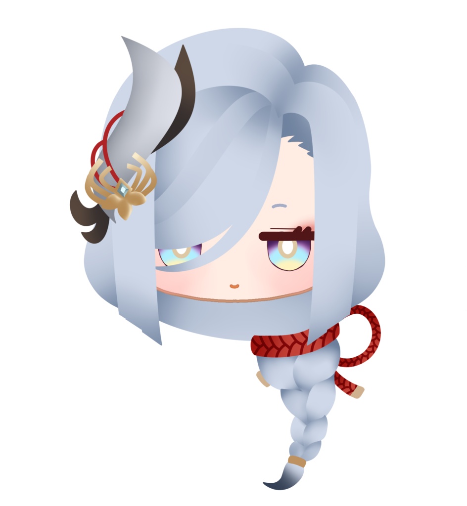 アクリル 原神 キャラクターフェイスピンバッジ 璃月