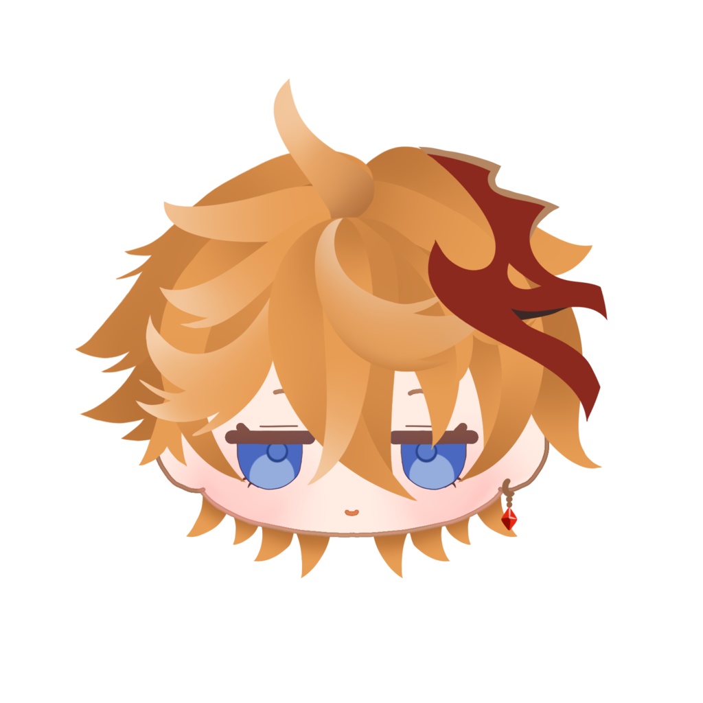 アクリル 原神 キャラクターフェイスピンバッジ 璃月