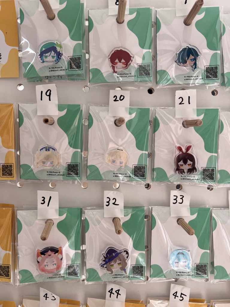 アクリル 原神 キャラクターフェイスピンバッジ モンド