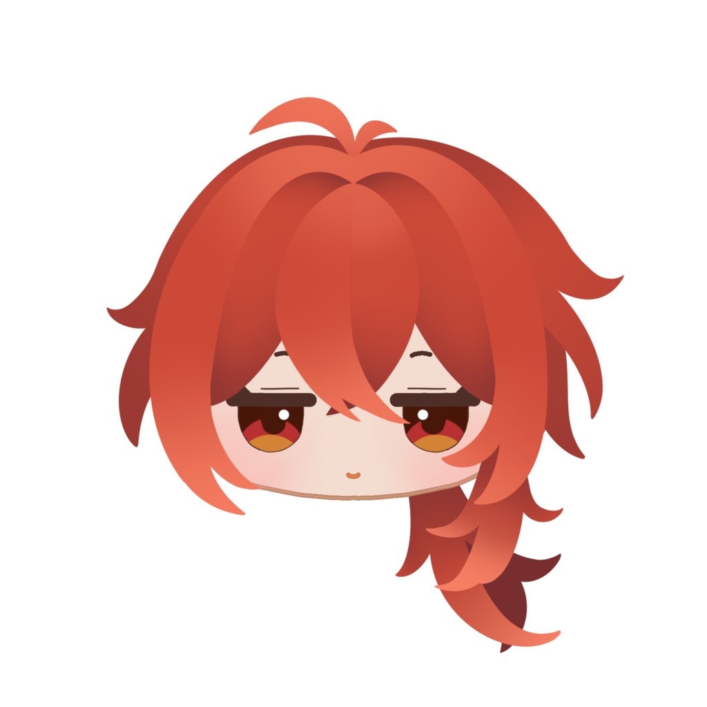 アクリル 原神 キャラクターフェイスピンバッジ モンド