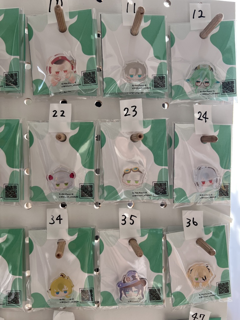 アクリル 原神 キャラクターフェイスピンバッジ モンド