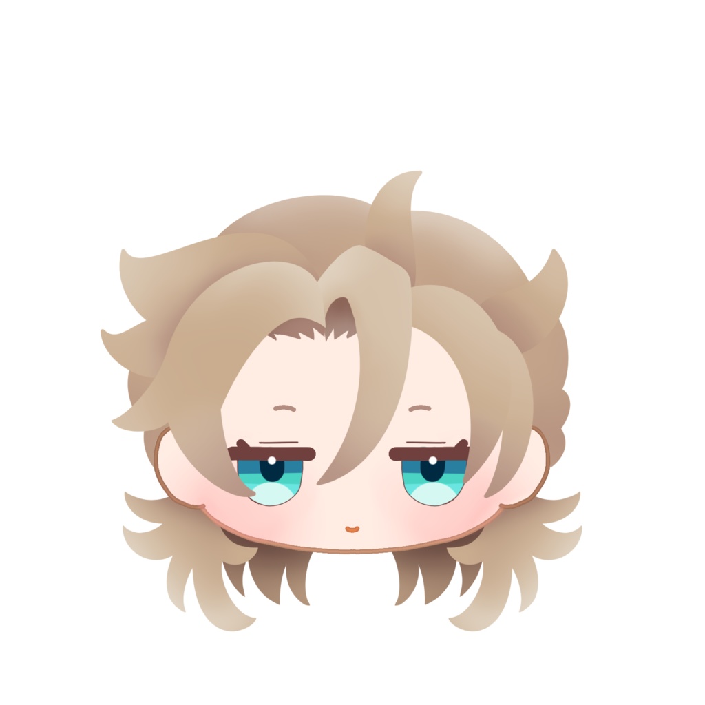 アクリル 原神 キャラクターフェイスピンバッジ モンド