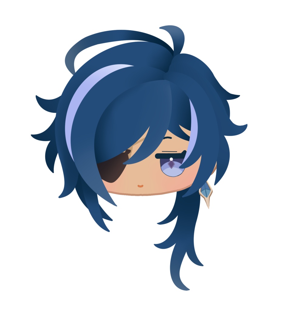 アクリル 原神 キャラクターフェイスピンバッジ モンド