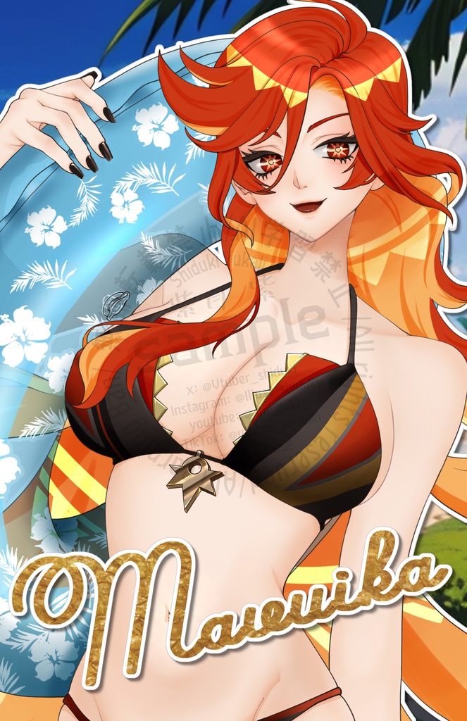 SUMMER 水着 トレカ風カード