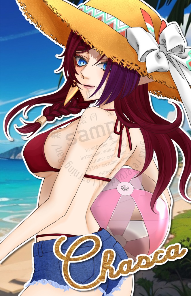 SUMMER 水着 トレカ風カード