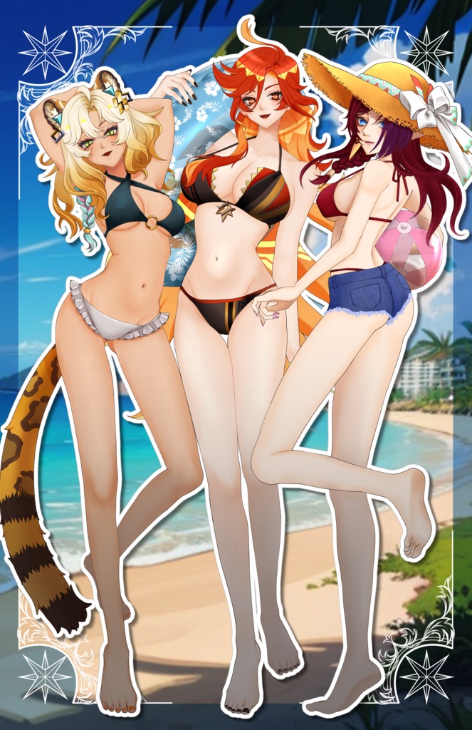 SUMMER 水着 トレカ風カード