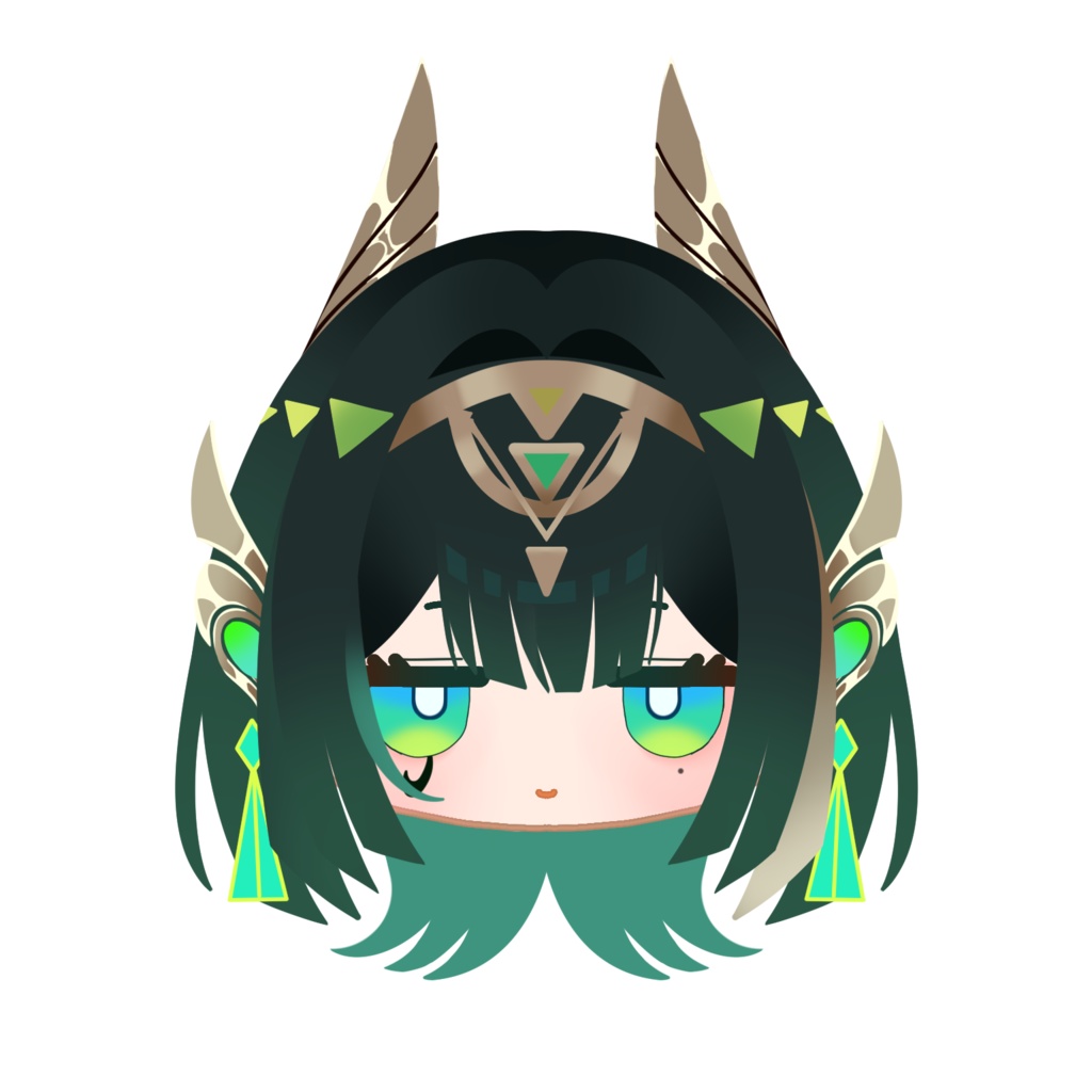 アクリル 原神 キャラクタフェイスピンバッジ ナドクライ