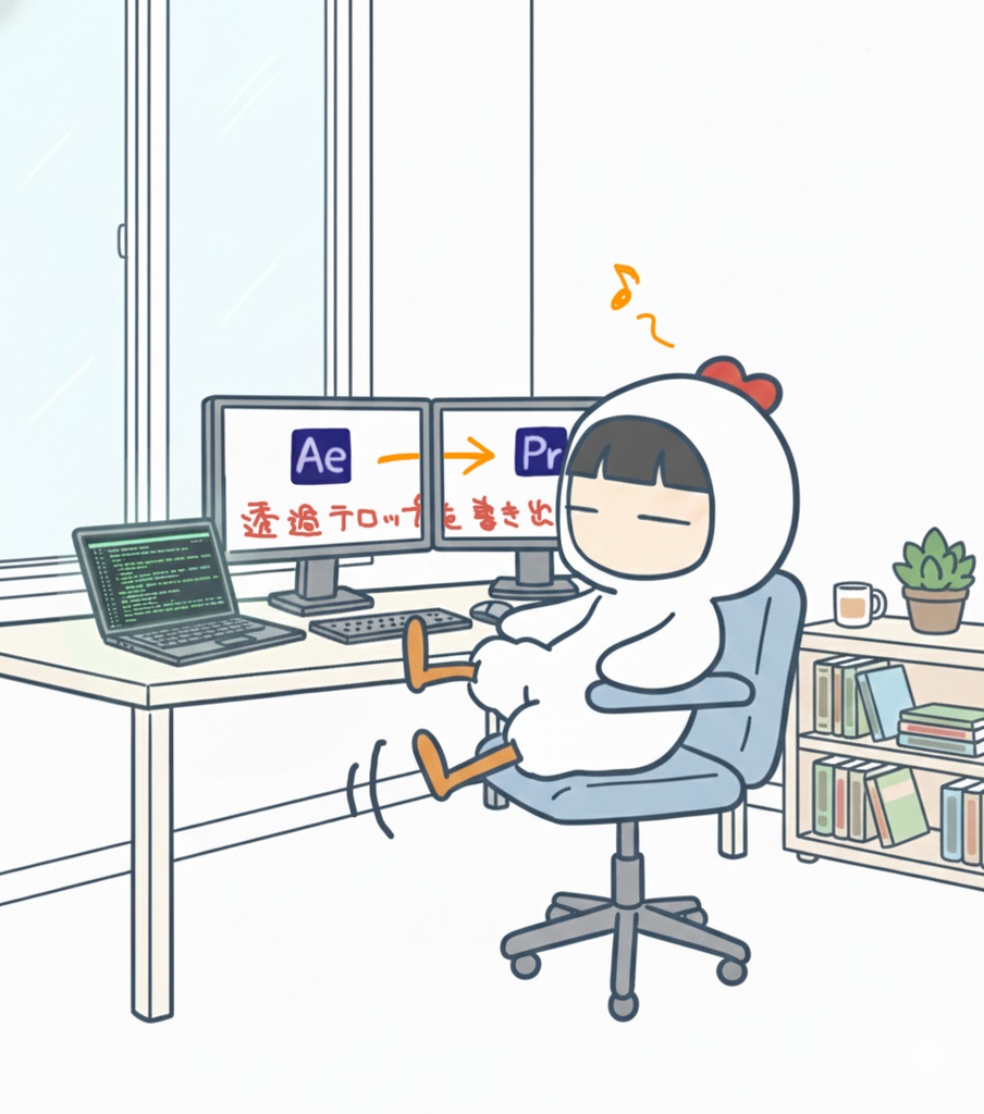 Aeのテロップをpremiereで使いたい作戦