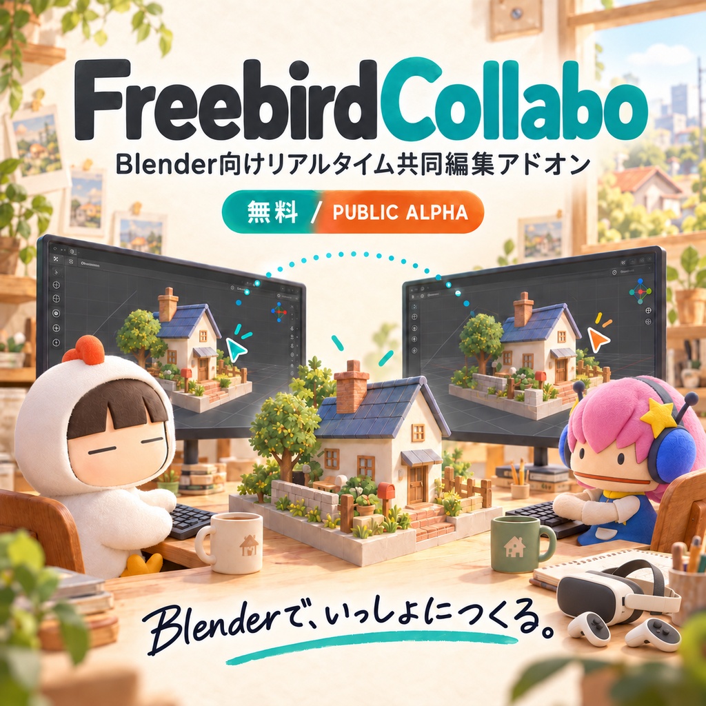 FreebirdCollabo｜Blender共同編集アドオン