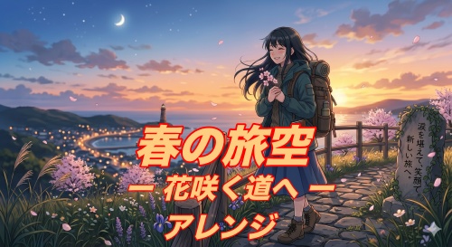 春の旅空 ―花咲く道へ―(アレンジ版)