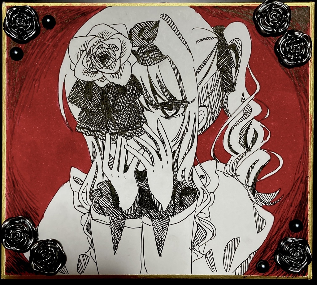 プロセカ　暁山瑞希　色紙　化けの花