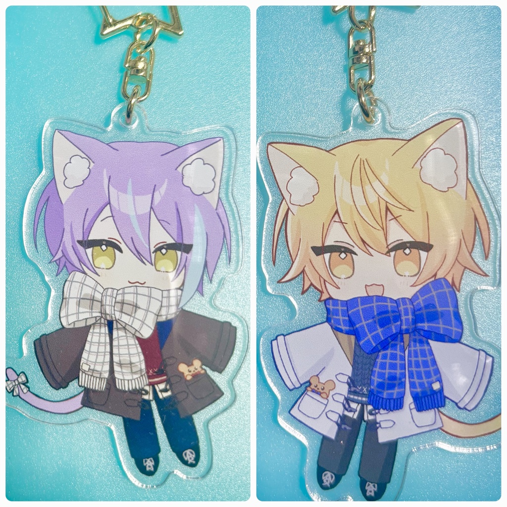 プロセカ　猫リボンマフラーアクキー　類　司