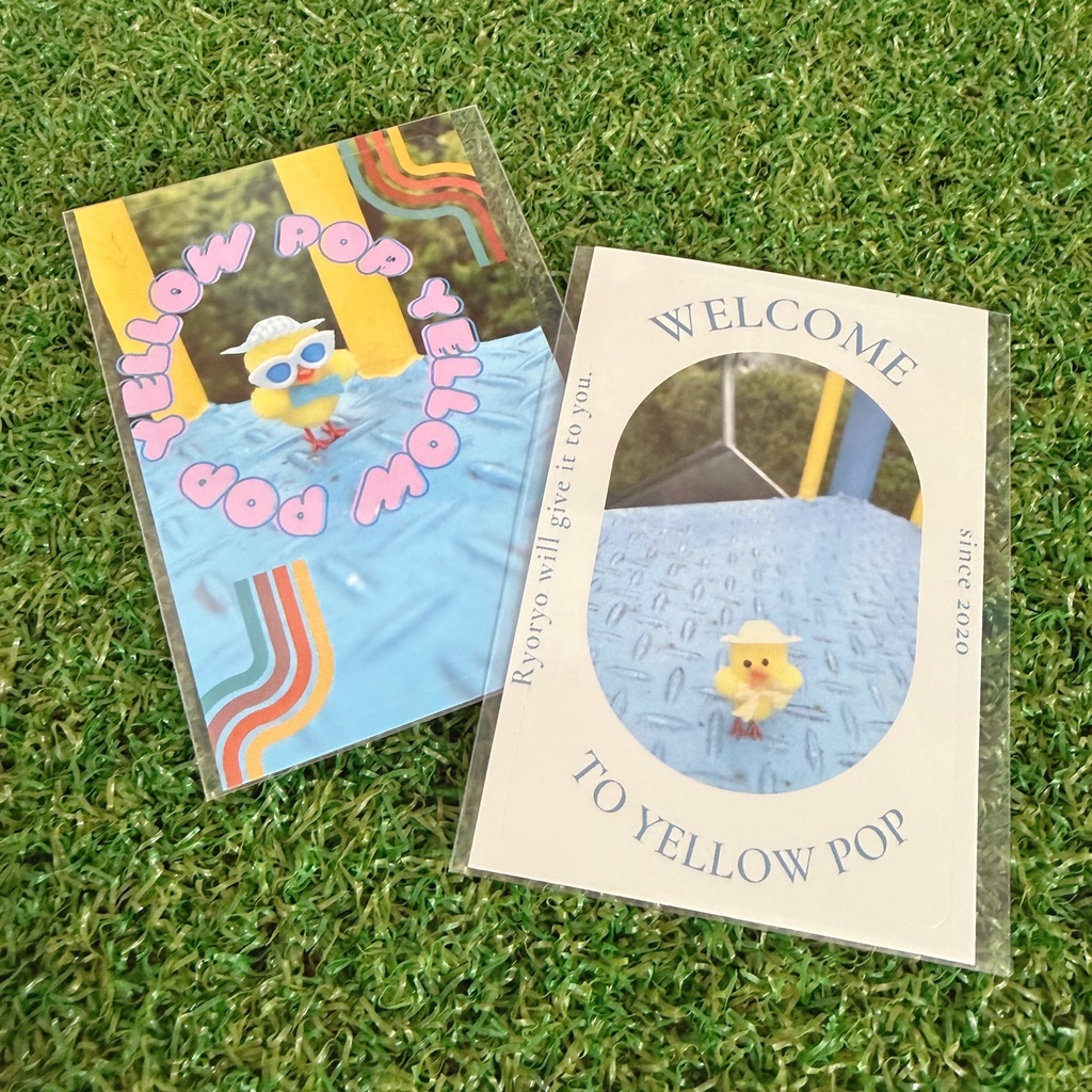 YELLOW POP ICステッカー