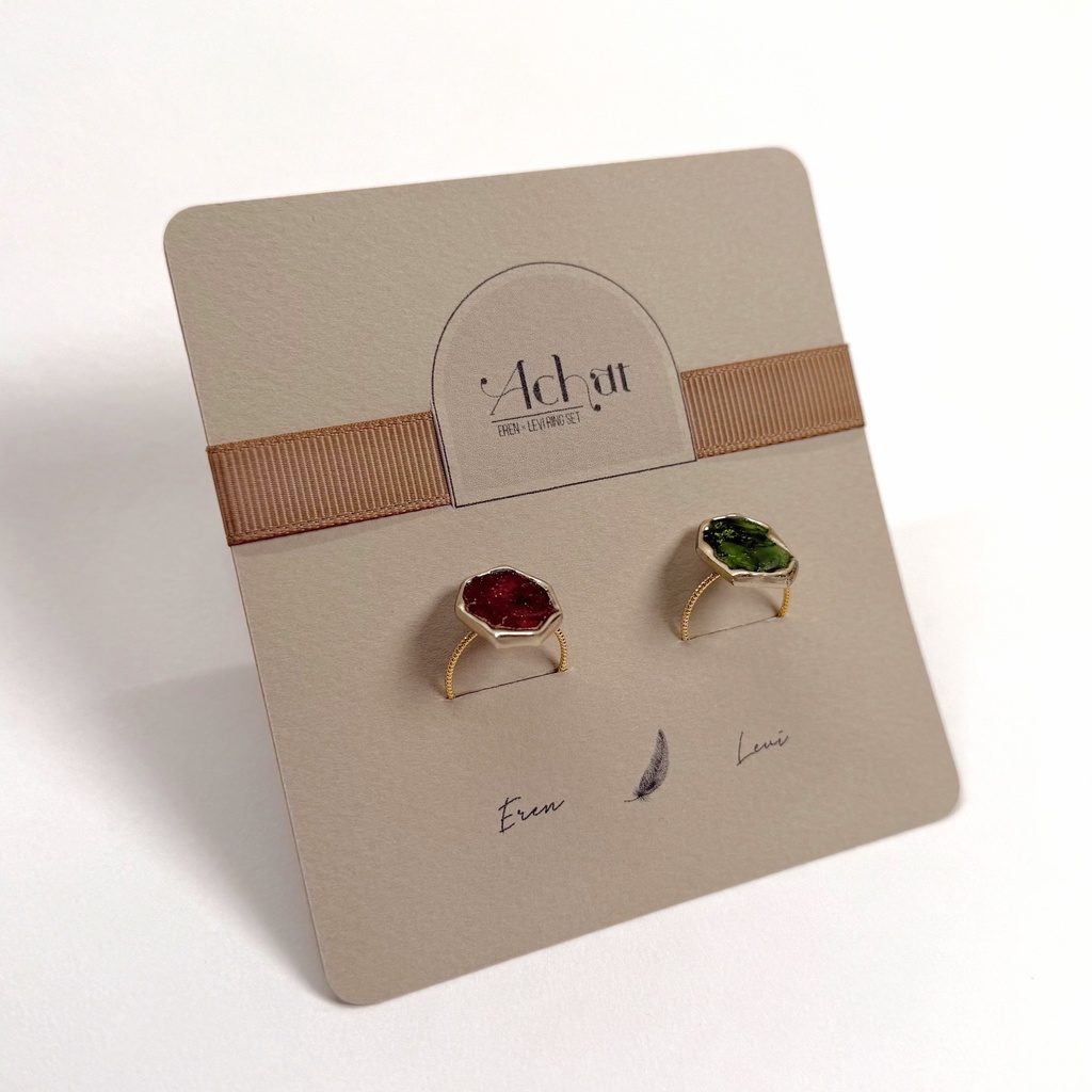 【進撃の巨人】Achat - エレン×リヴァイ【リングセット】