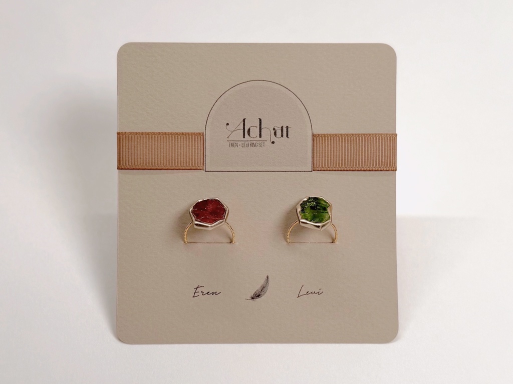 【進撃の巨人】Achat - エレン×リヴァイ【リングセット】