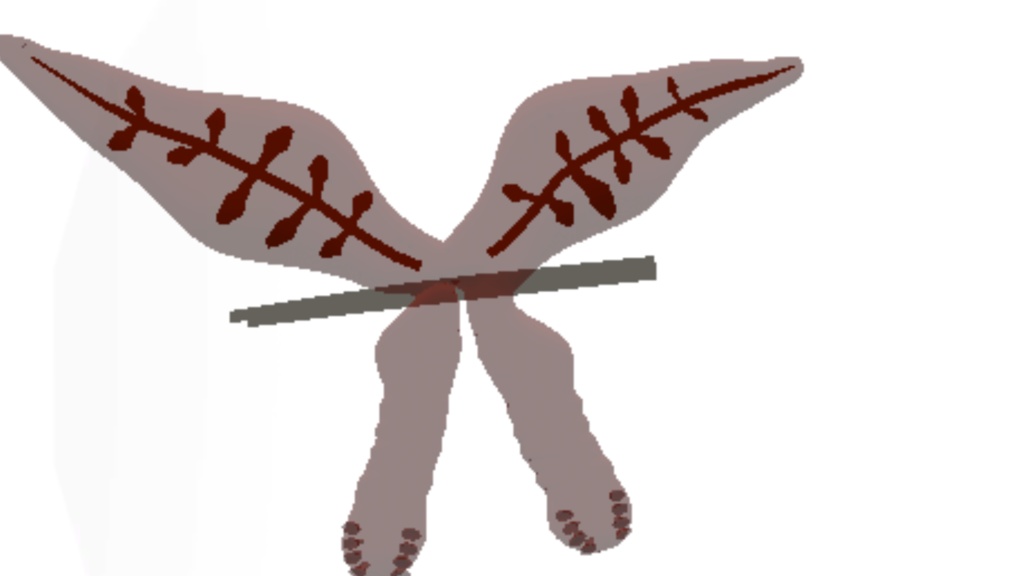 【無料】フタゴムシのヘアピン