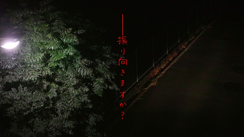 CoCシナリオ【うしろから】