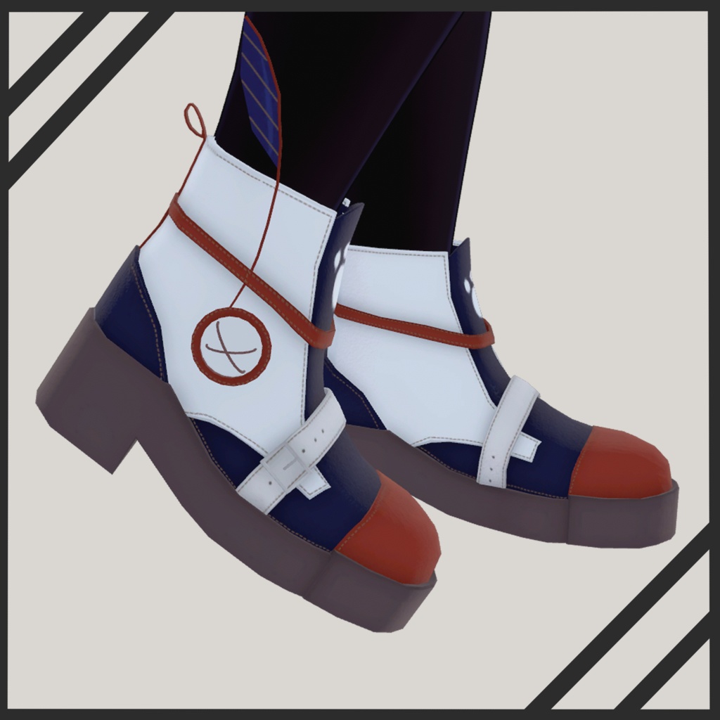 【MA対応&10アバター対応】たんけんブーツ