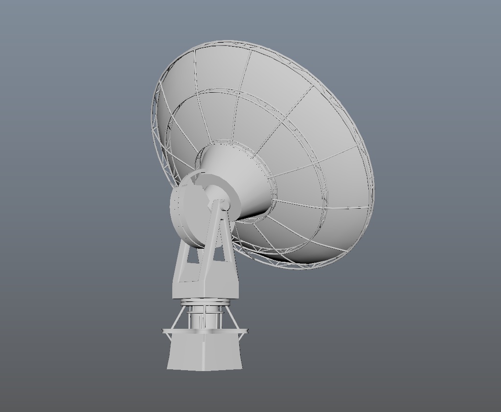 【FBX】パラボラアンテナ