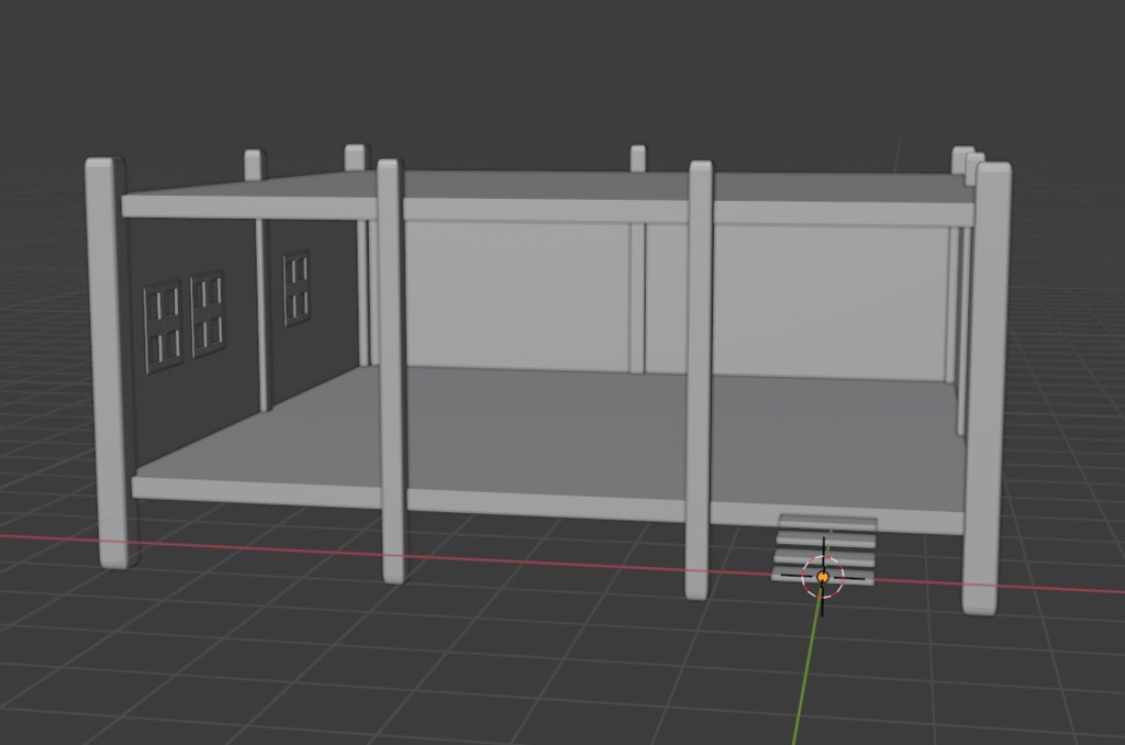 家っぽい3Dモデル【VRChat想定】
