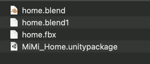 家っぽい3Dモデル【VRChat想定】