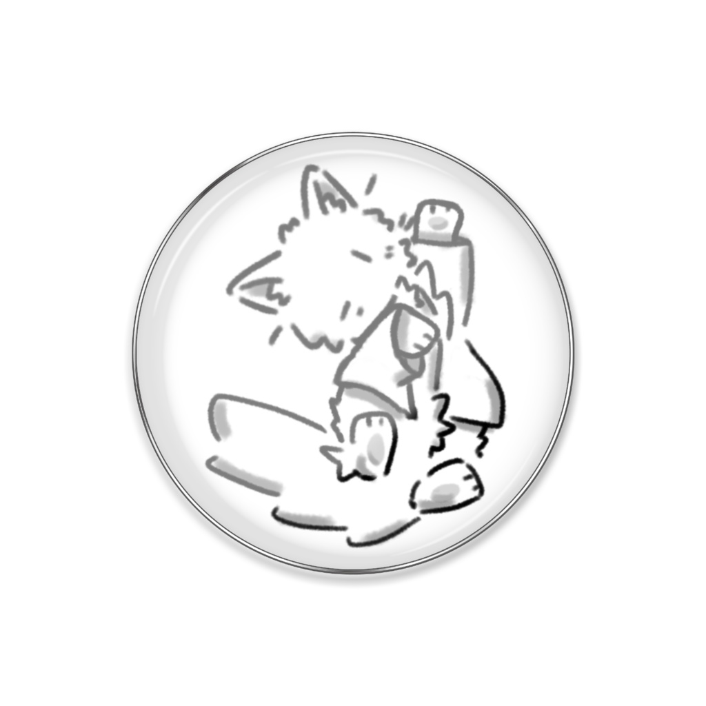 Sさん丸ピンバッジ