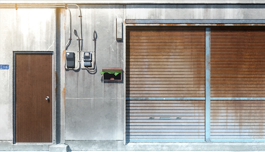 描画動画と一緒に背景を描く3