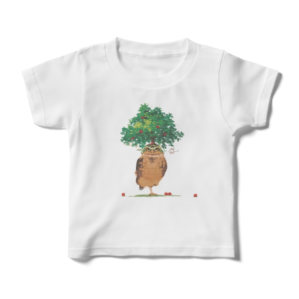 【キッズTシャツ】森フクロウ