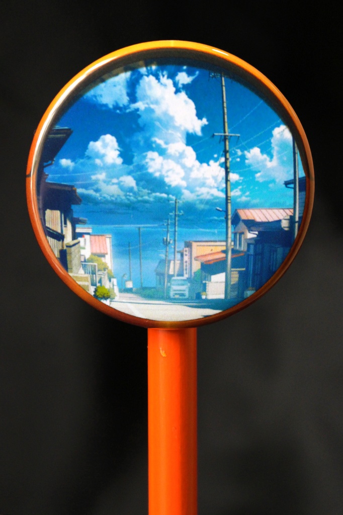 【ガチャ】カーブミラー缶バッチ