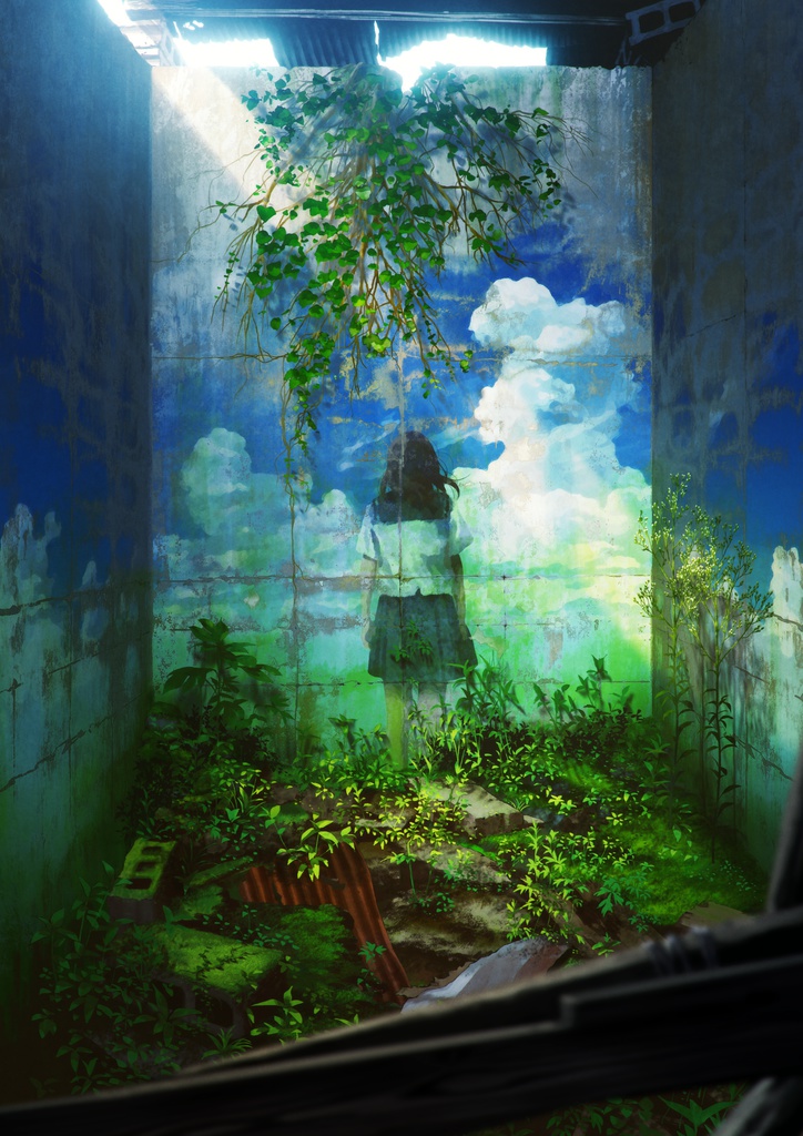 【SALE】廃墟イラスト集『廃想』