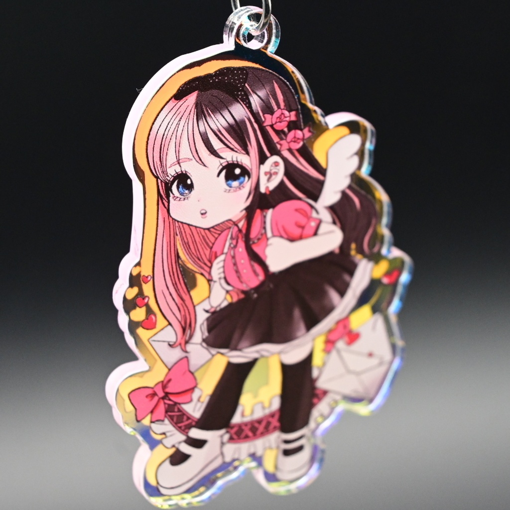 地雷娘 オーロラキーホルダー