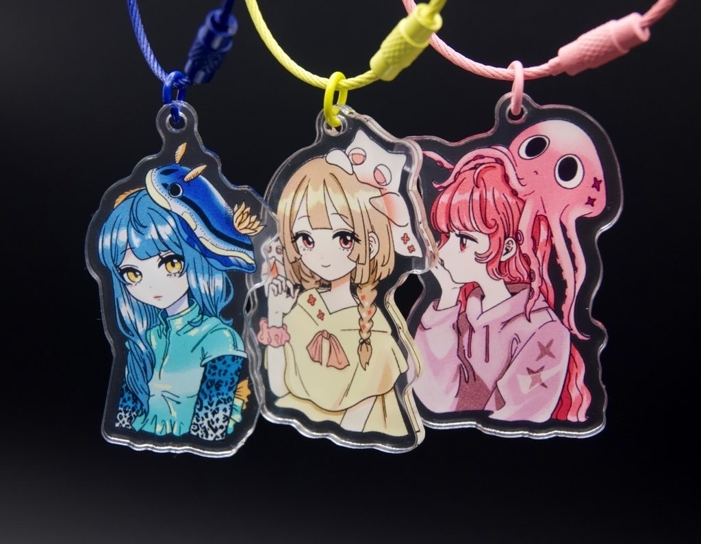 海の生き物くっつきガール