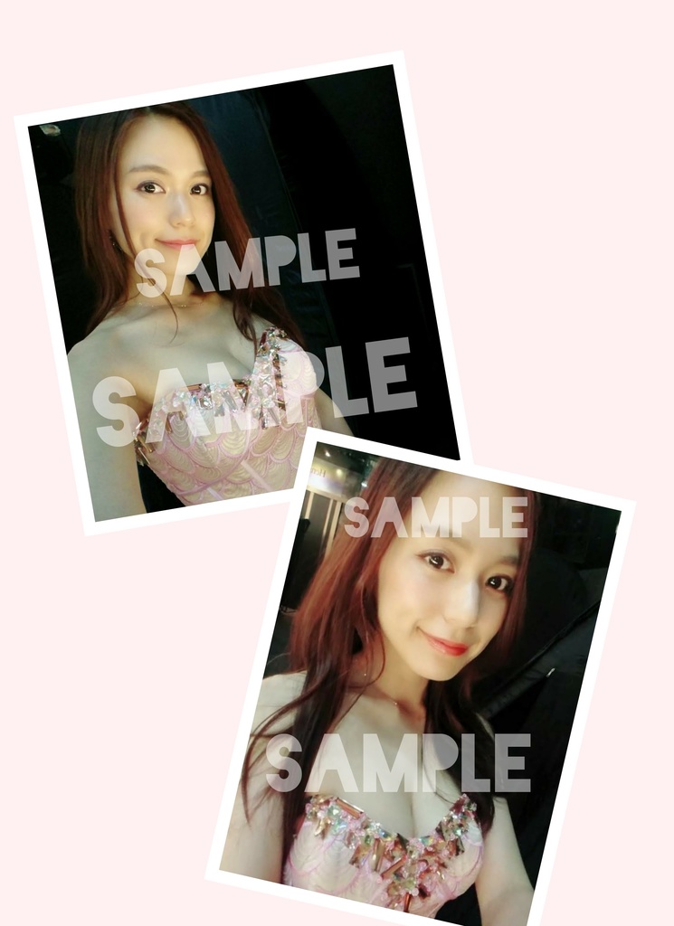 ④サイン入り写真 2枚セット メッセージ付き