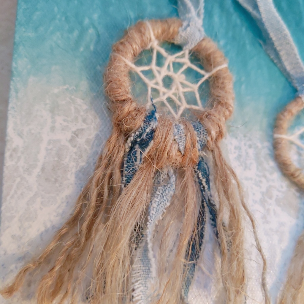 ①手作りドリームキャッチャー 2個セット