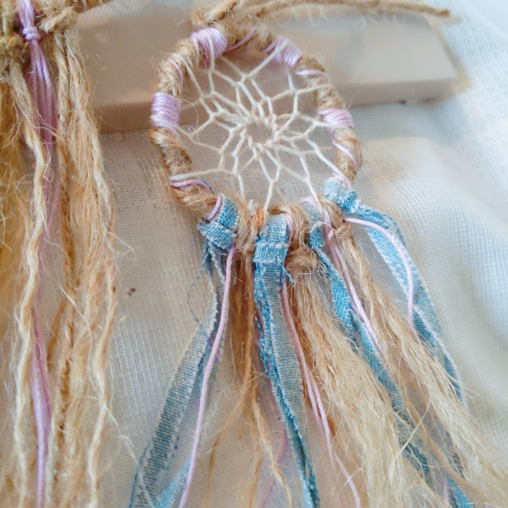 ①手作りドリームキャッチャー 2個セット vol.2