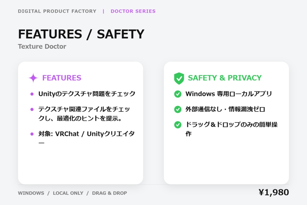 Texture Doctor|Unity・VRChatテクスチャ診断・整理ツール