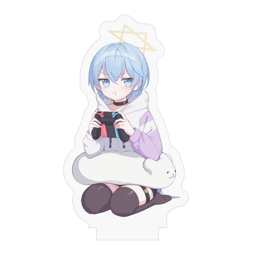 ふてくされひいろ アクリルフィギュア - 50x50mm