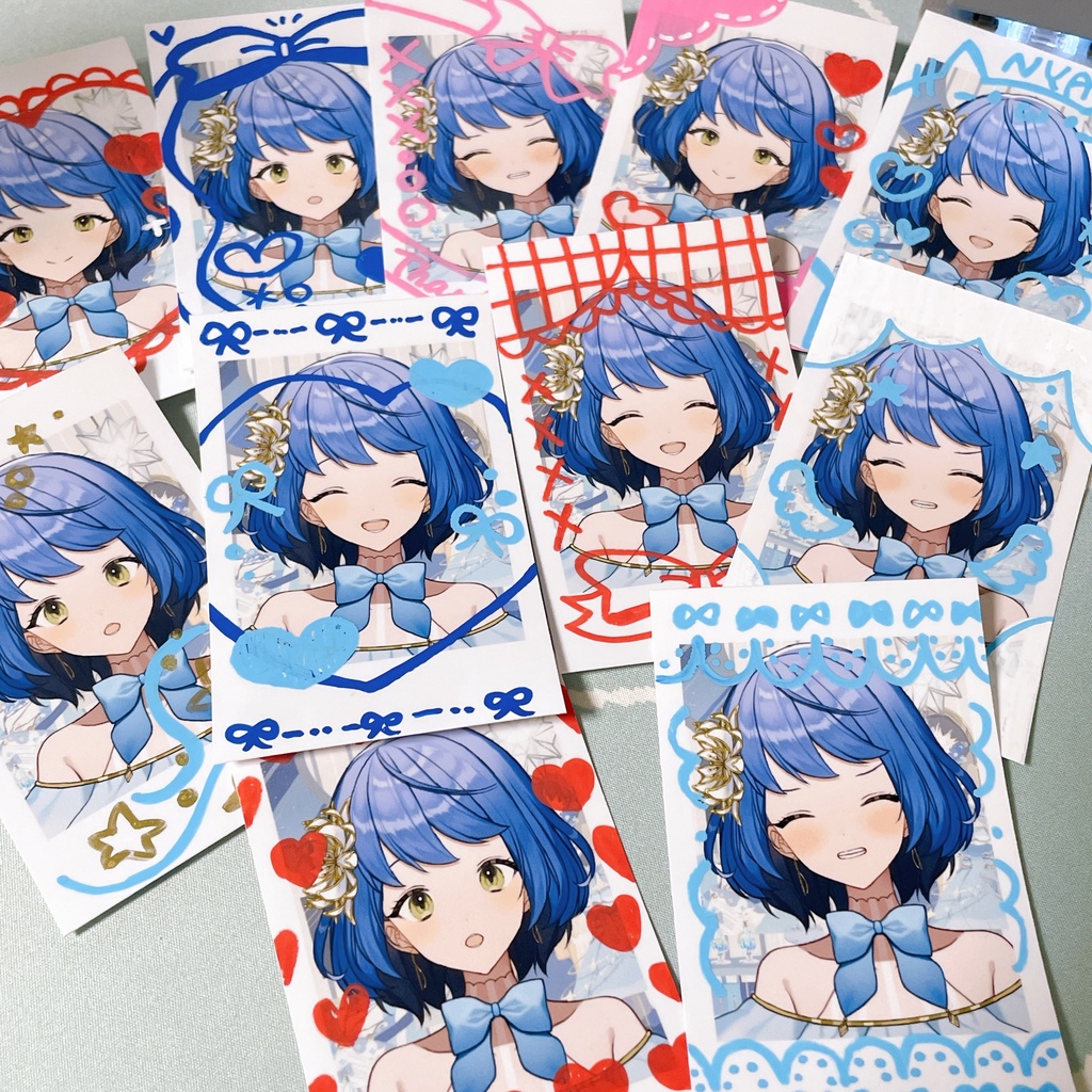 ✧Live2Dお披露目記念✧インスタントフォト風カード全4種(ランダム)