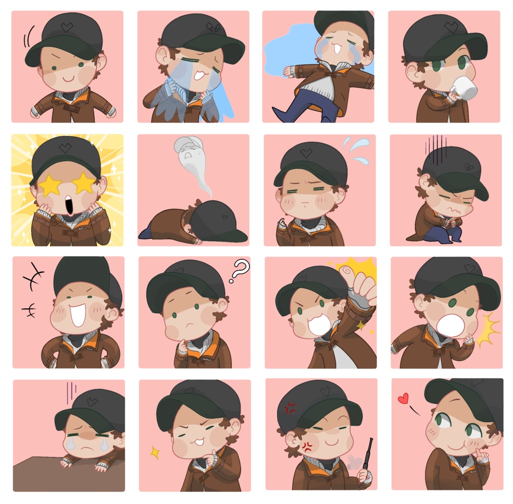 Aiden Pearce 絵文字