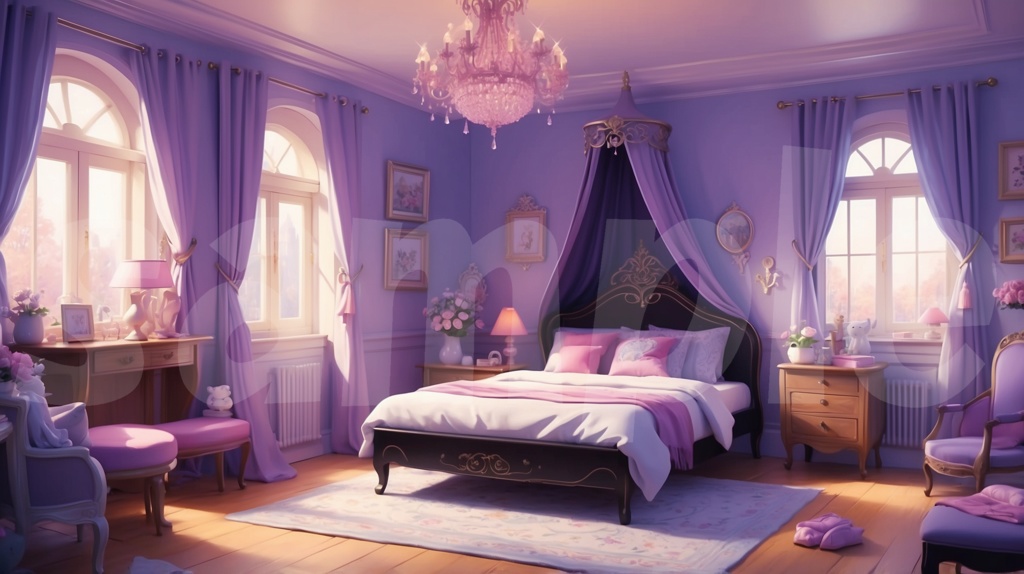 【お姫様のお部屋】5枚セット ゴージャス仕様